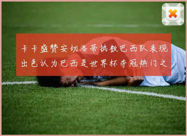 卡卡盛赞安切洛蒂执教巴西队表现出色认为巴西是世界杯夺冠热门之选